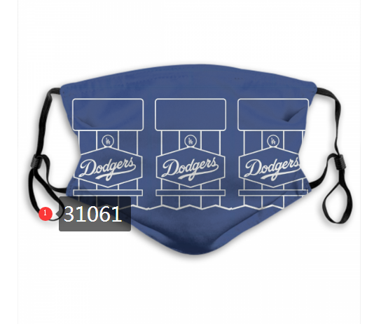 2020 Los Angeles Dodgers Dust mask with filter 21